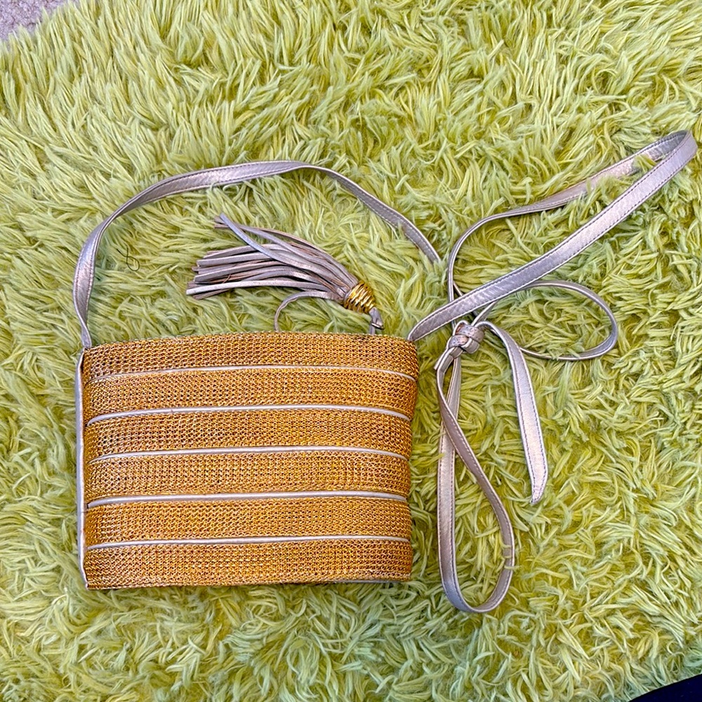 Sharif gold mini purse